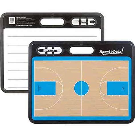 large basketball dry erase board.